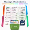 New Four Layer Anti Fading Acrylic Hand Painted Mahjong European