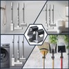 3-H 6 Pack Mop and Broom Holder Big Size Hanging