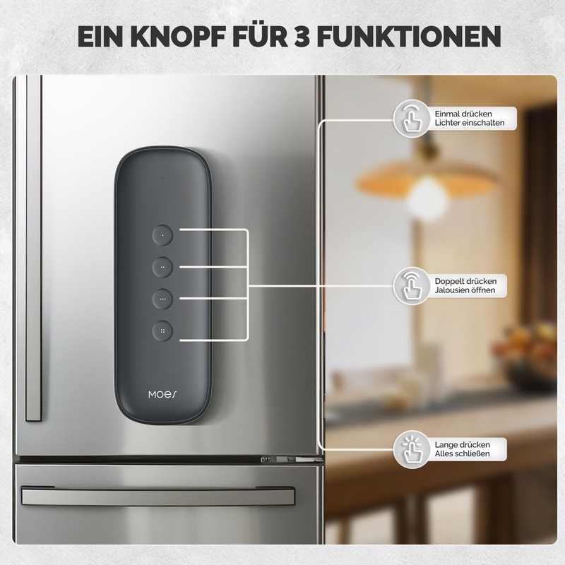 MOES Zigbee Smart Switch, 12 Scene Switches without Installation (MOES