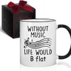 Music Teacher Appreciation Gift Mug for Musicians Choir Band Guitarist