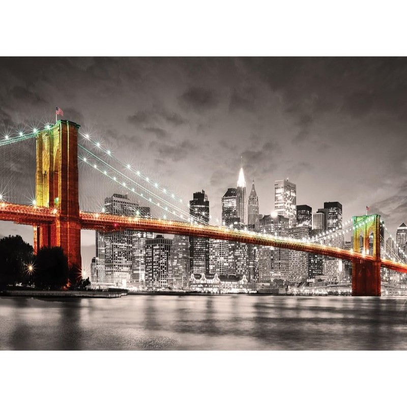 New York City Brooklyn Bridge 1000 Piece Puzzle Jigsaw Puzzle
