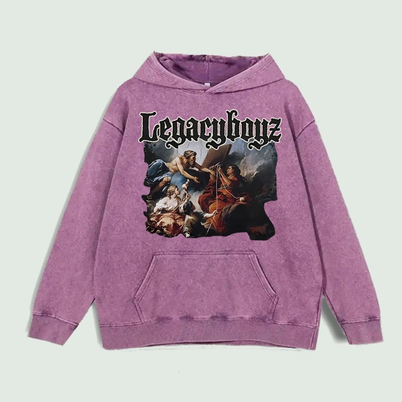 Legacyboyz Classic Art Graphic Hoodie 100% Cotton US Warehouse 6