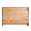 CONSDAN Bread Box, Solid Wood Oak Bread Box for Kitchen
