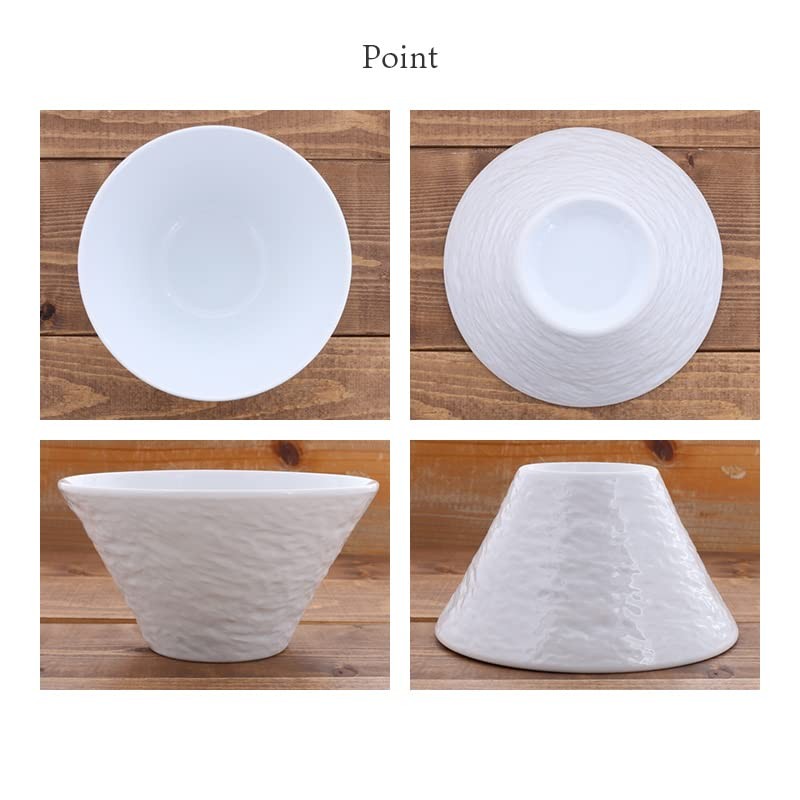 EAST table (イーストテーブル) Trapezoid Bowl L 19 cm Slate White