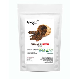 Keegan Herbal Natural & Pure Shikakai Powder For Hair Care 100gm Pouch (Red)