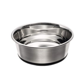 Hunter Stainless Steel Feeding Bowl, for Dogs and Cats, Non Slip, 350 ml