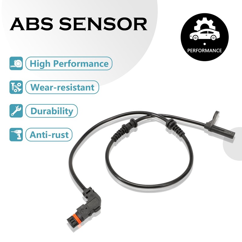 Effitnee 2 x ABS Sensor Front Left Right ‎2049052905 for