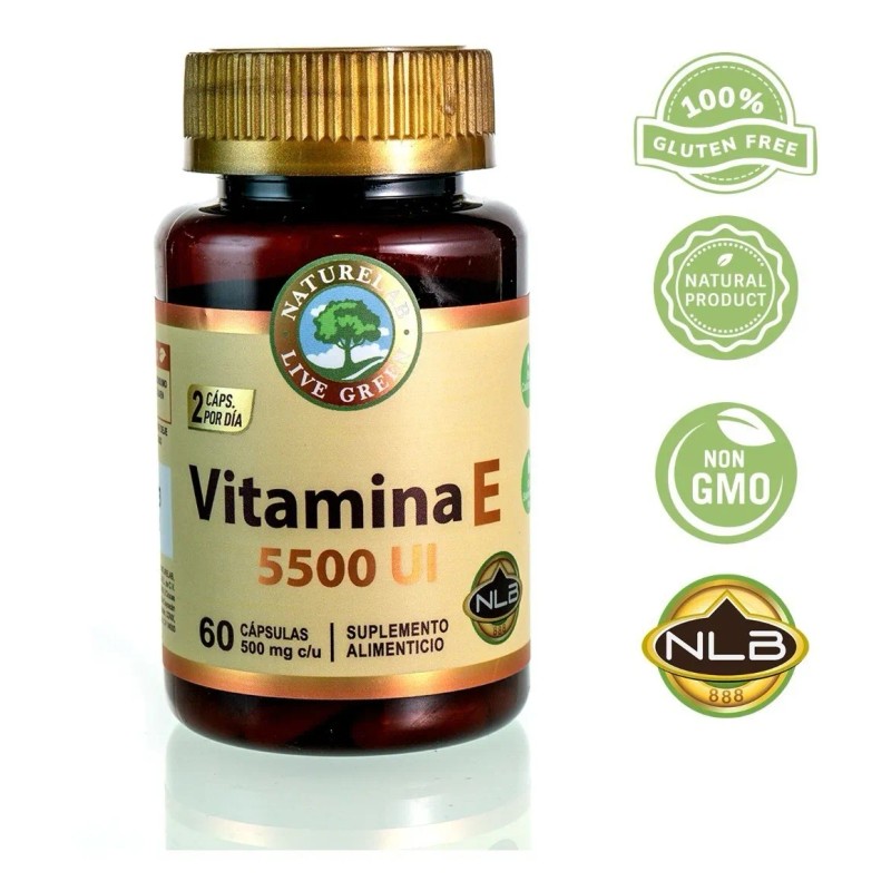 Vitamina E 5500 Ui - 60 Cápsulas - Naturelab Sabor