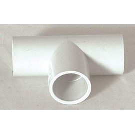 Solvent Weld 21.5mm 90 Degree Overflow Pipe Tee - Pack of 5