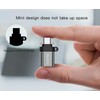 Yesido USB to Type-C OTG Mini Adapter with Lanyard, Aluminium
