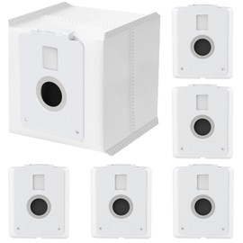 6 Pack Vacuum Dust Bag for LG CordZero All-in-One Cordless Cleaner A939KBGS, A938KBGS and A937KGMS, Dirt Disposal Cordzero Cordless Vacuum Bags Replacement Compatible with LG All-in-One Tower