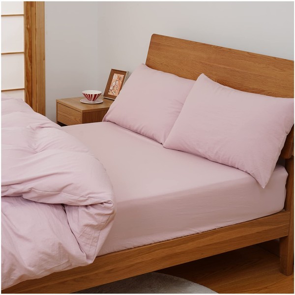 [Super Soft / Water Washable] Fitted Sheet Single All Season Bed Cover, Bed Sheet, High Density Fabric, Super Absorbent, Quick Drying, Breathable, Antibacterial, Odor Resistant, Easy to Put on and Take Off, Both Japanese and Western Style, Gentle on the 
