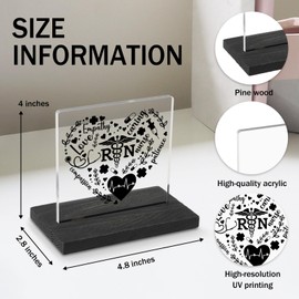 Thank You Gifts for Nurses, Nurse Appreciation Gift for Women, RN Nurses, Nursing School Gifts, RN Gifts for Nurses. Nursing Graduation Gifts for Her, Women, Acrylic Plaques Decor, WDSS19