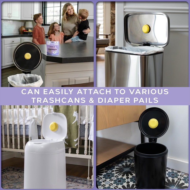 Odopur Scented Charcoal Odor Deodorizer with Reusable Casing, Lavender