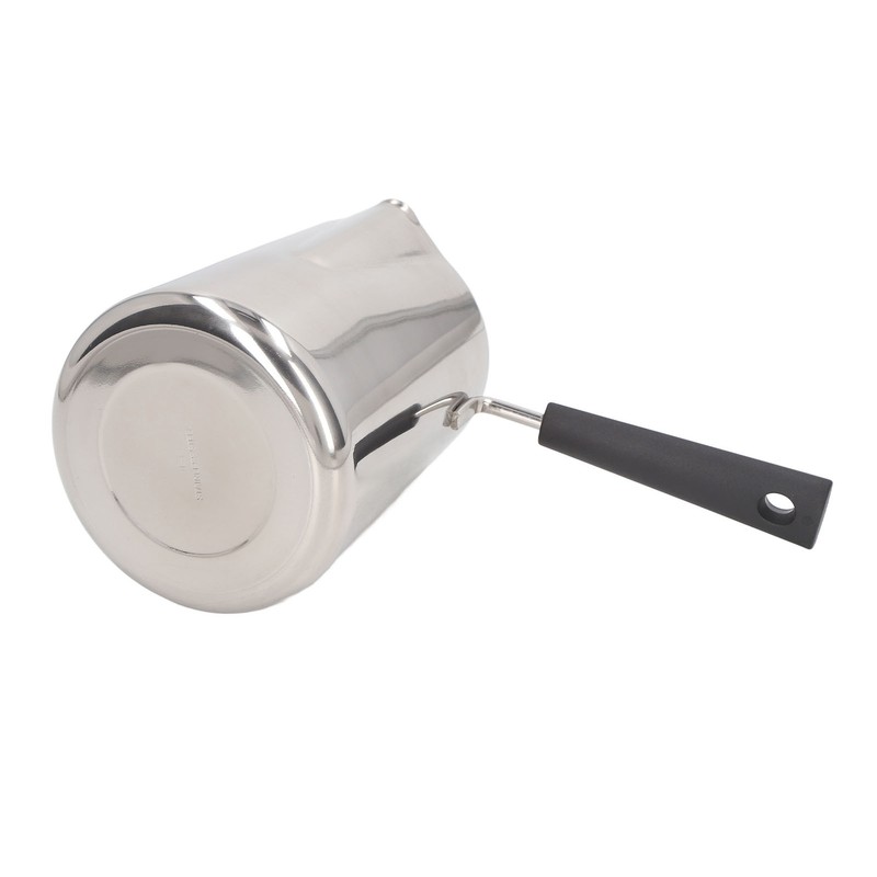 Coffee Milk Frothing Pitcher Cup 304 Stainless Steel Long Handle