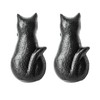 EIiegh Cat Drawer Handle,Antique Cast Iron Drawer Knob for Dresser