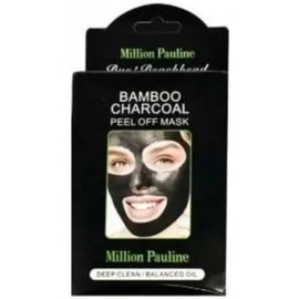 Million Pauline: Mascarilla Exfoliante de Carbón de Bambú, 10 Piezas, Limpieza Profunda, Equilibra el Aceite, Elimina Puntos Negros e Impurezas, 20g