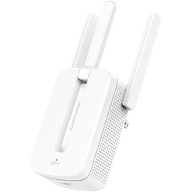 MERCUSYS MW300RE, 300Mbps, Repetidor Wireless WiFi, 2.4GHz, 3 x Antenas Externas, 2 Años de Garantía, Color Blanco