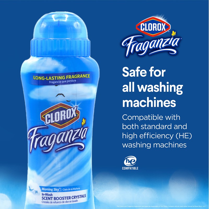 Clorox Fraganzia Laundry Scent Booster Crystals in Morning Sky Scent
