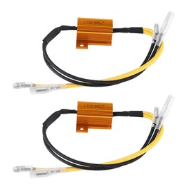 KIMISS Resistance Indicator 25 W 6.8ΩJ LED Indicator Resistor 12 V Motorcycle LED Indicator Light Load Resistor Fix Error Flash Controller LED Indicator Light Load Resistor, Popular