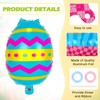 24 Pcs Easter Balloons, Easter Egg Balloons for Kids, Happy