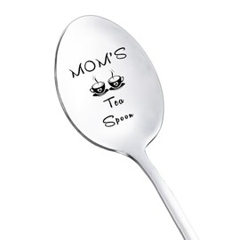 Birthday Gifts for Mom from Daughter Son Mom's Tea Spoon for Mom Mother Tea Lovers Gift Spoons for Mama Mommy Christmas Mother's Day Gifts for Mom Mum Coffee Tea Spoon 8 Inch