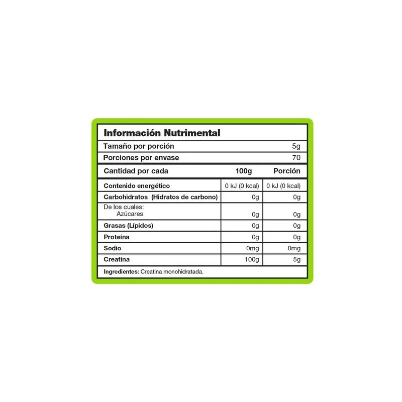 Creatina Monohidratada 100% Pura 350g Mad Labz *