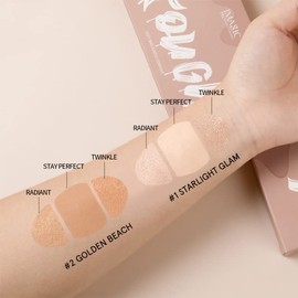 COSLUXE IMAGIC PROfessional Cosmetic TOUCH SOFT AND SUBTLE Contour Highlighters & Illuminators Palette 22g (01 - STARLIGHT GLAM)