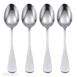 Oneida Colonial Boston Teaspoons, silverware set, Set of 4 5750004E