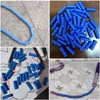 SquEqu 50 Pack Beaded Jump Rope Beads Replacement Tangle-Free Segmented