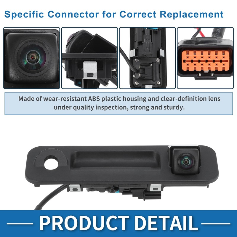 HOPESPANNER Trunk Tailgate Handle Rear View Camera for Hyundai Sonata