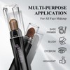 LUXAZA PRO Neutral Eyeshadow Stick Makeup 6PCS Set, Brown Nude