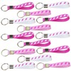 CupaPlay 24PCS Lightning Bolt Rubber Keychains - Suitable for Pink