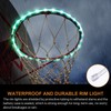 Waybelive LED Basketball Hoop Lights, Remote Control Basketball Rim LED