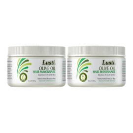 Lusti Olive Oil Hair Mayonnaise, 8oz. (227g) (Pack of 2)