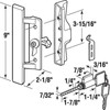 Sliding Glass Patio Door Handle Set with Internal Lock for