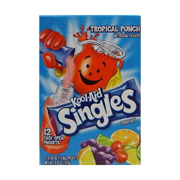 Kool-Aid Singles Tropical Punch Soft Drink Mix- 12 CT