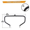 Kinglemc Crash Bar Engine Guard Highway Bar for Kawasaki Vulcan