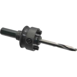 Starrett 56759 Hole Saw Arbor: Drill Pilot, Threaded Shank Attachment