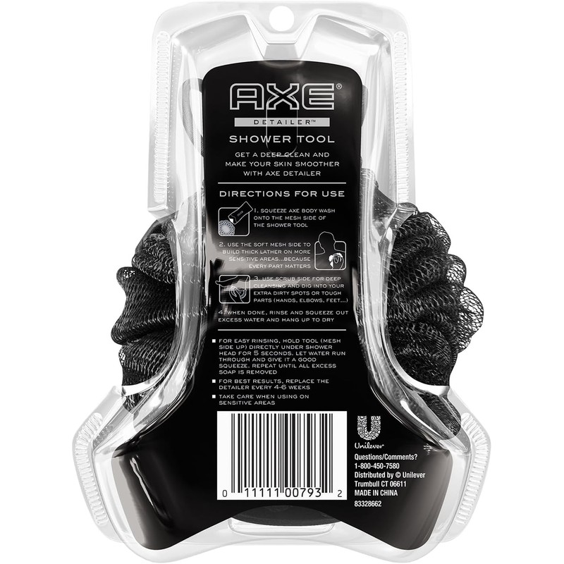 Esponja Exfoliante Axe Detailer Shower Tool para Ducha