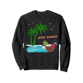 Koh Samui Palm Trees Island in Thailand Sunset at the Beach Sweatshirt