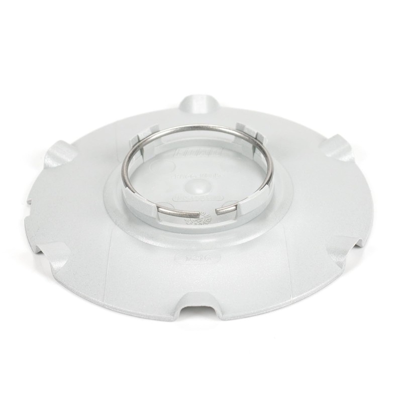 Fiat Original Hub Cap Wheel Centre Cap Silver Red Logo