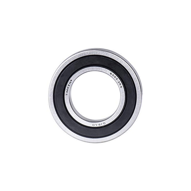 2PACK TIMKEN 6005-2RS Double Rubber Seal Bearings 25x47x12mm, Pre-Lubricated and