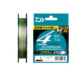 DAIWA PE Line UVF Emerald Dura Sensor LD+Si2 0.4 no. 200 m, 5 Colors