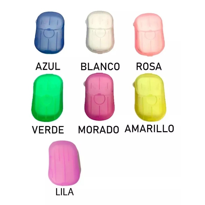 Vanella Paquete 25 Pz Jabón De Viaje Laminas De Papel