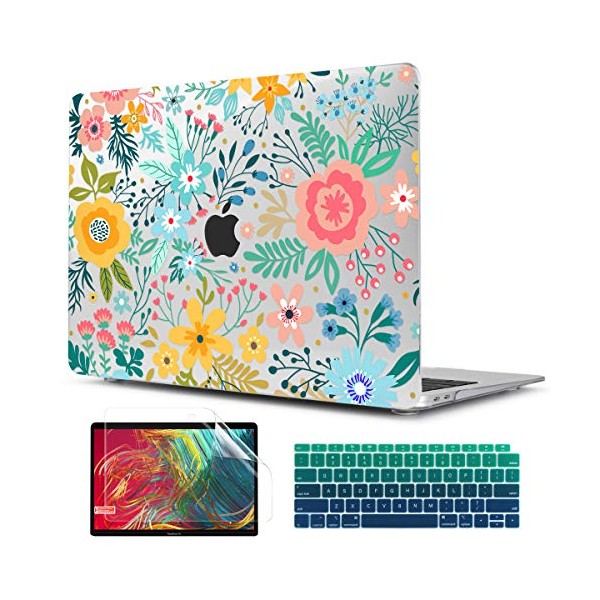 TwoL Case for MacBook Air 13 inch, Plastic Hard Shell
