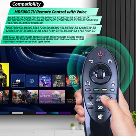 AN-MR500G Voice Remote for LG Smart LED TV 70LB7100 65LB6300 65LB6500 55LB7200 65LB7200 39LB6500 42LB6300 42LB6500 47LB6300 50LB6300 50LB6500 55LB6300 55LB6500 60LB6300 60LB6500 55LB7000