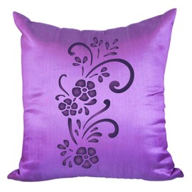 Swirly Flower Stencil 6 x 10 cm (S) - Classic Flowers Border Stencils for Painting Template