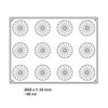 PAVONI Backform aus Silikon, 300 x 400 cm, rund, Pavoflex
