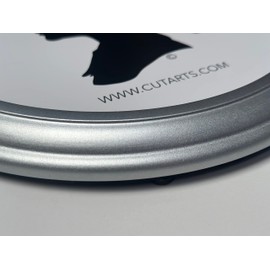 CUT ARTS Silver 10" Round Frame